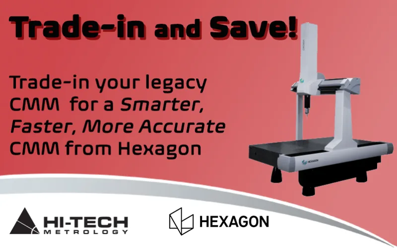 Upgrade to Smarter, Faster, More Accurate CMM Technology